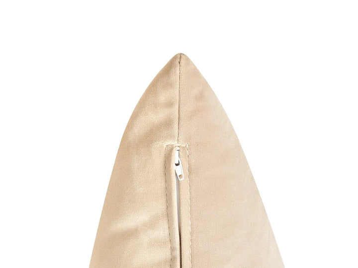 Single Sofa Bed Velvet Sand Beige Auren