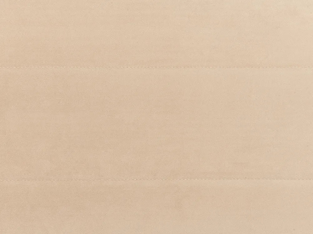 Single Sofa Bed Velvet Sand Beige Auren