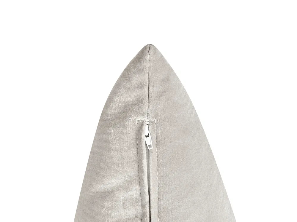 Single Sofa Bed Velvet Light Grey Auren