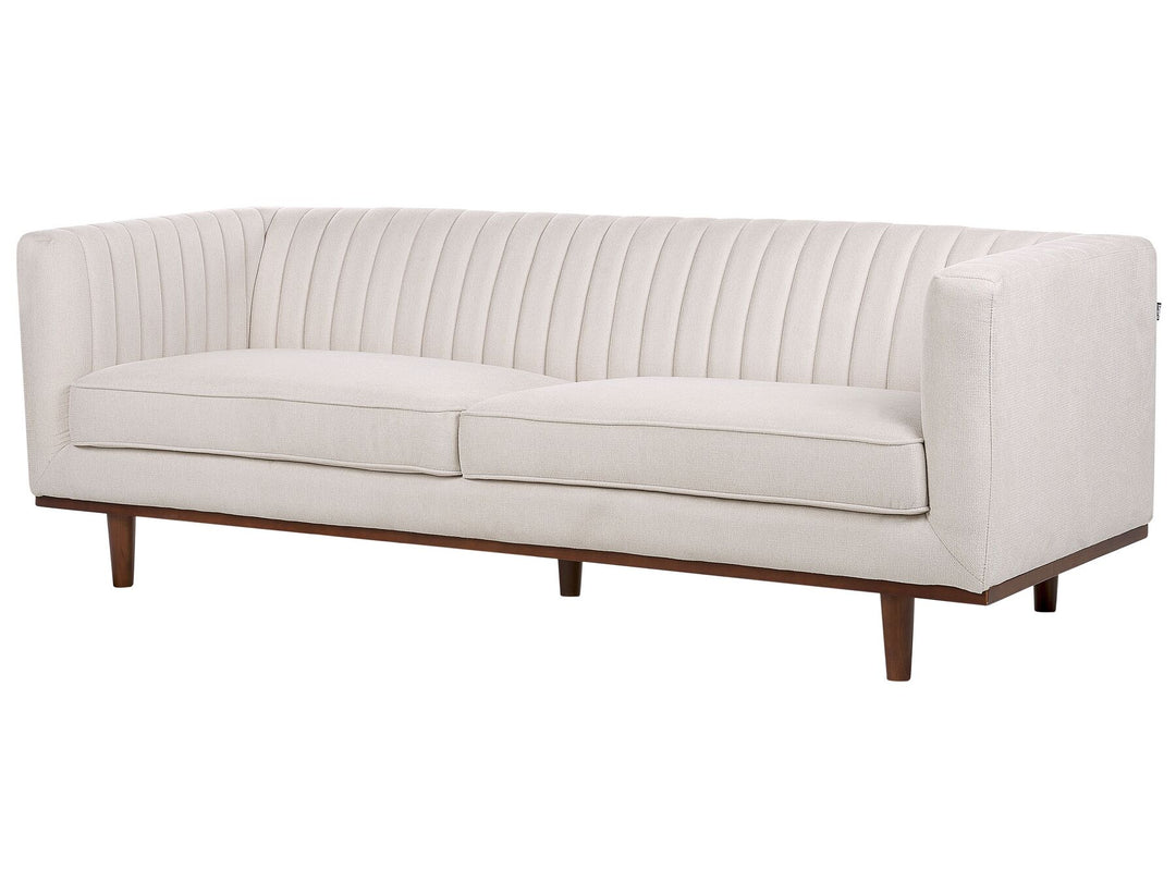 Skaule 3 Seater Fabric Sofa Beige