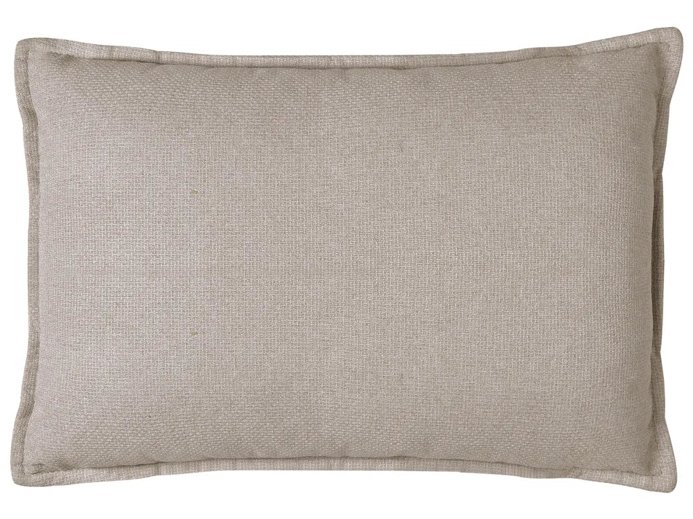 Sofa Bed 2 Seater Faux Linen Beige Aurelia