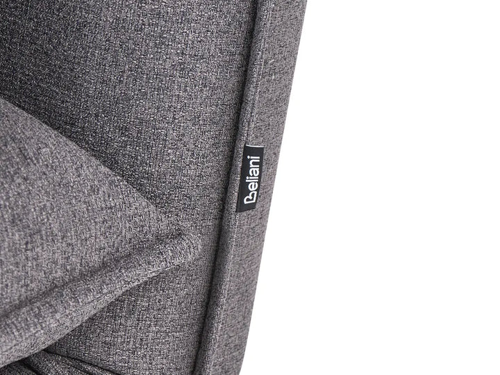 Sofa Bed 2 Seater Faux Linen Dark Grey Aurelia