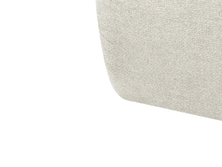 Sofa Bed 2 Seater Faux Linen Off-White Aurelia