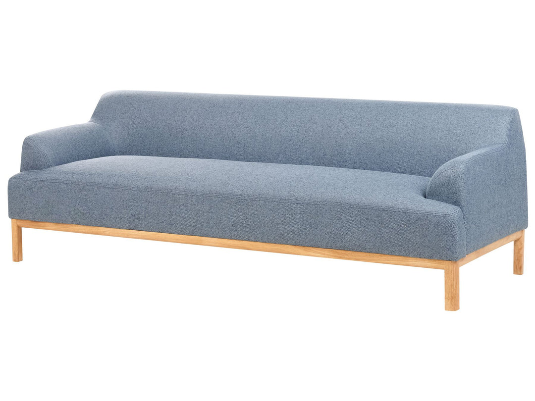 Sosjo 3 Seater Fabric Sofa Blue