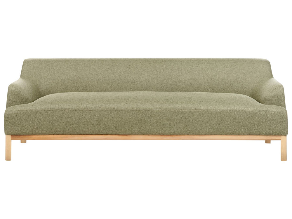 Sosjo 3 Seater Fabric Sofa Green