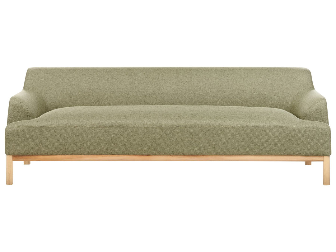 Sosjo 3 Seater Fabric Sofa Green