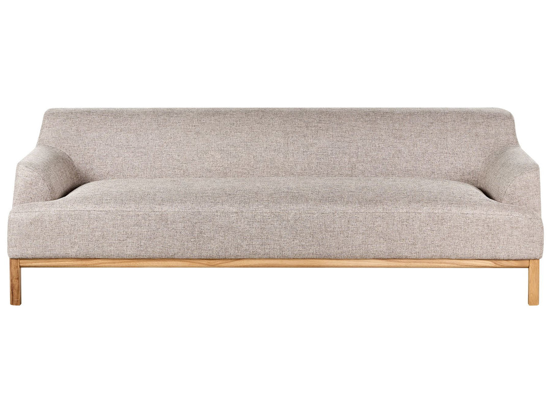 Sosjo 3 Seater Fabric Sofa Taupe