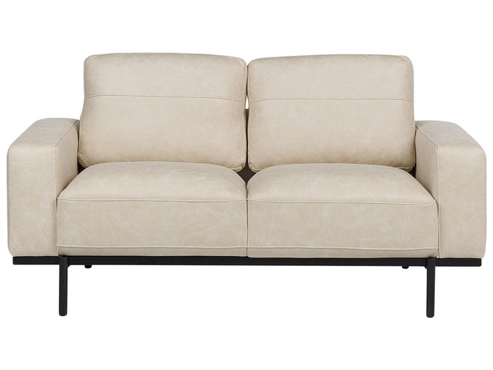 Sovik 2 Seater Fabric Sofa Cream Beige