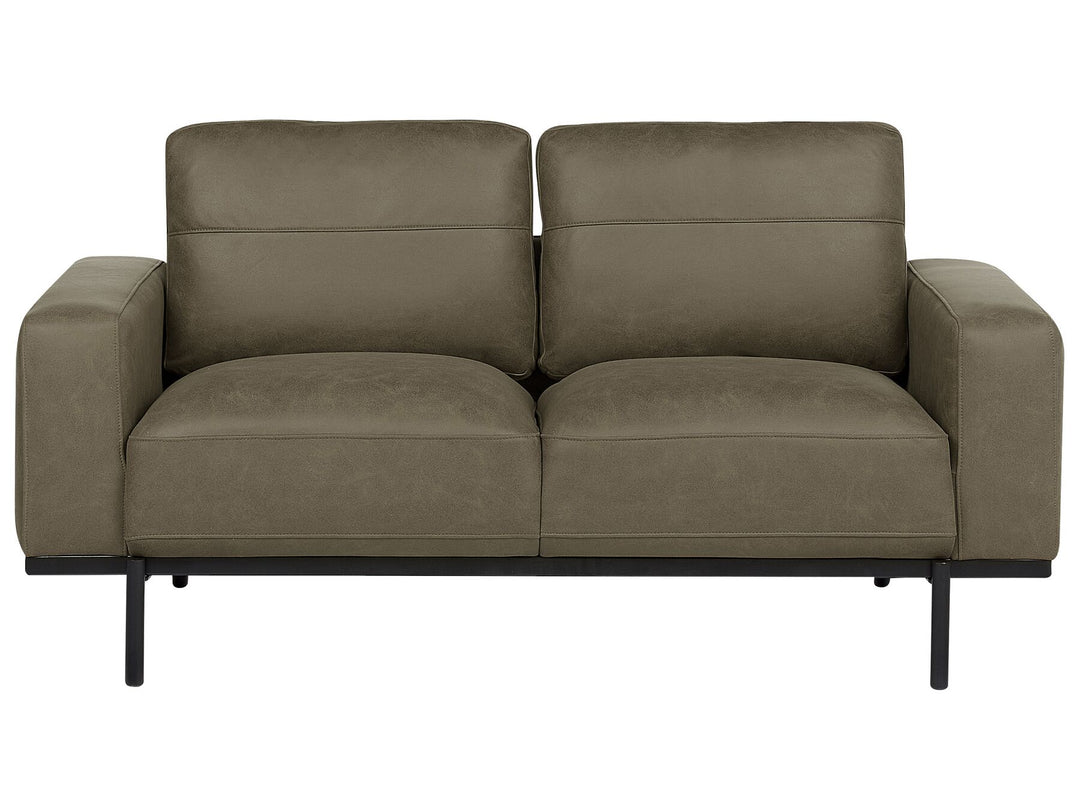 Sovik 2 Seater Fabric Sofa Green