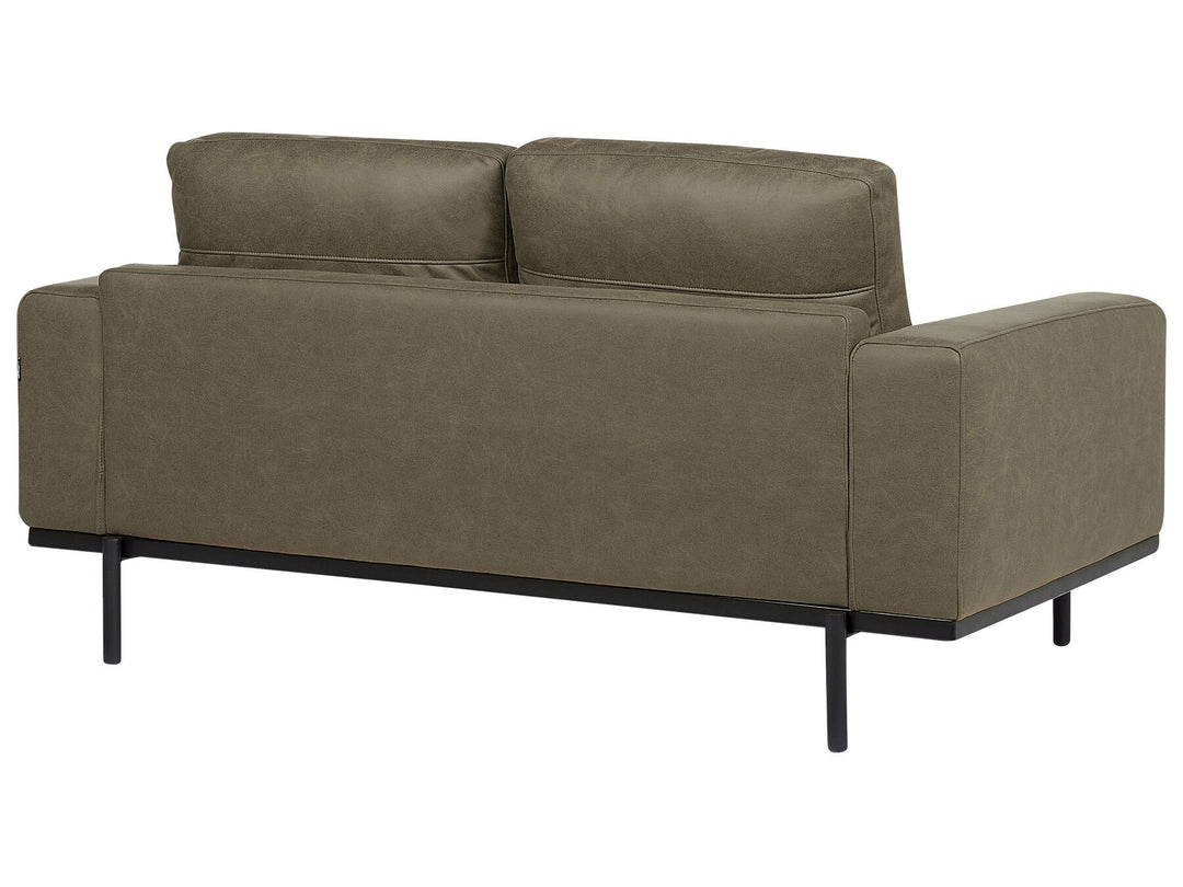 Sovik 2 Seater Fabric Sofa Green