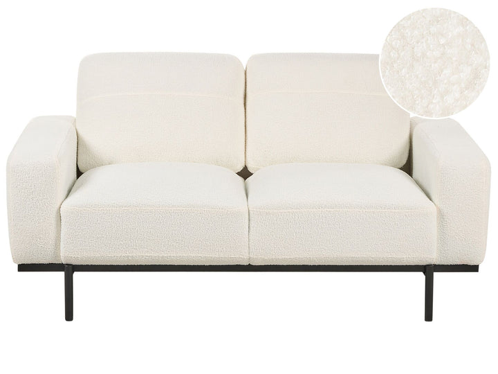 Sovik 2 Seater Sofa Boucle White