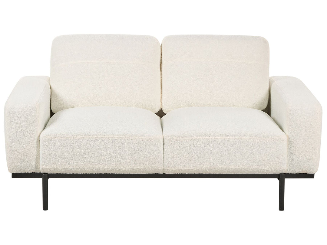 Sovik 2 Seater Sofa Boucle White