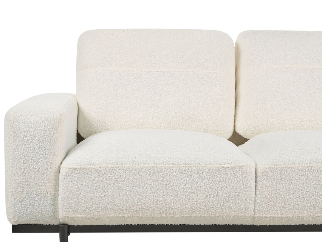 Sovik 2 Seater Sofa Boucle White