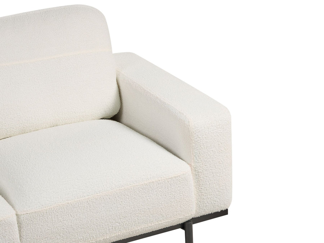 Sovik 2 Seater Sofa Boucle White