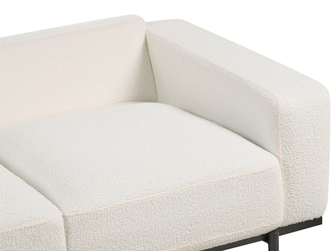 Sovik 2 Seater Sofa Boucle White