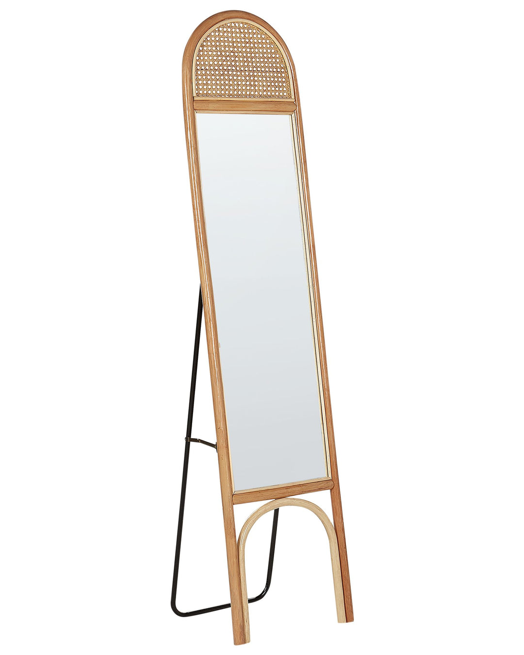 Standing Mirror Brussey Rattan Natural