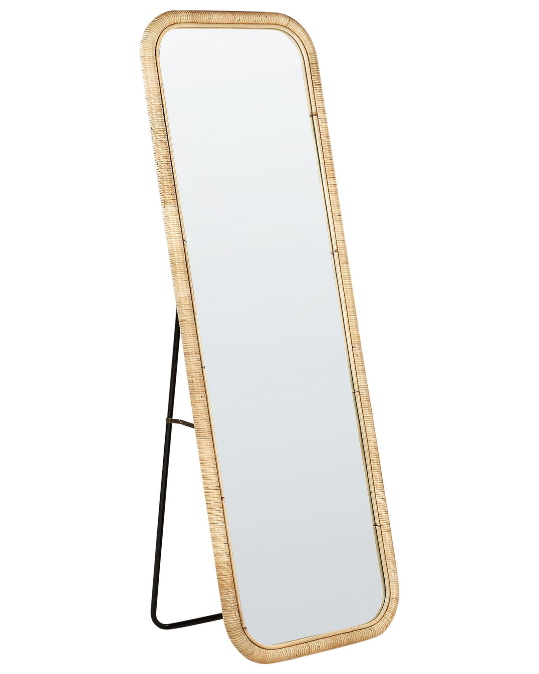 Standing Mirror Malange Rattan Natural