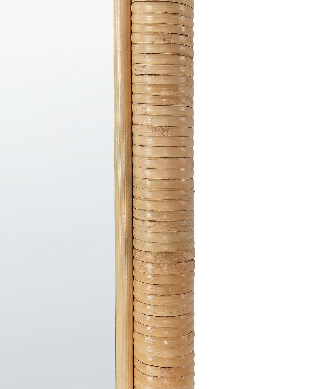 Standing Mirror Malange Rattan Natural
