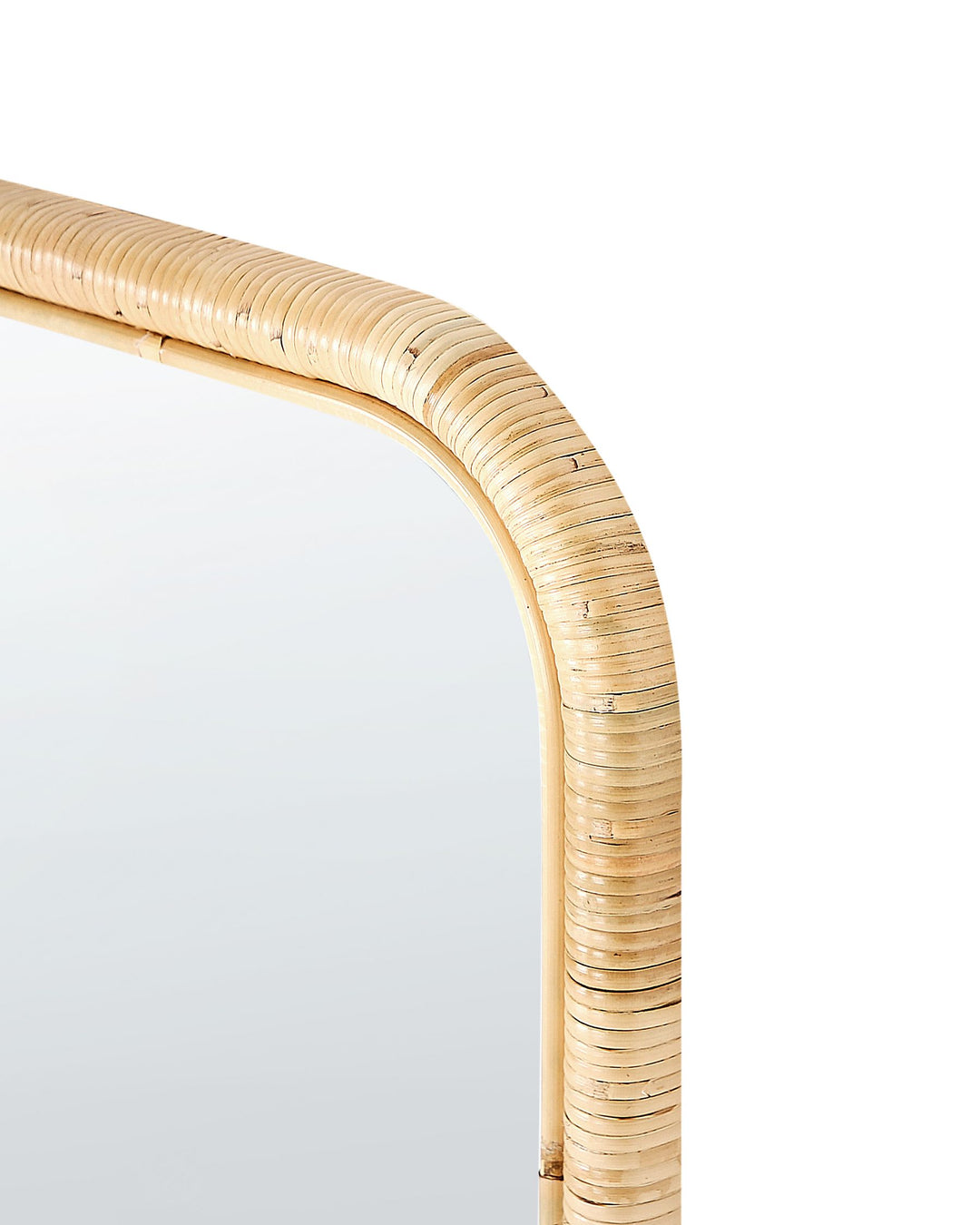 Standing Mirror Malange Rattan Natural