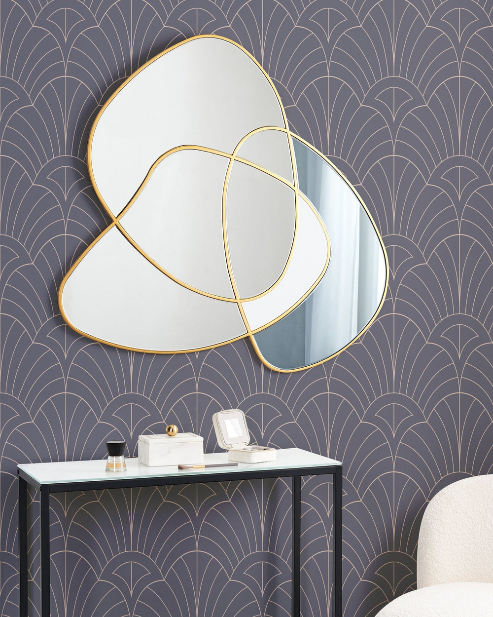 Tailly Wall Mirror Gold