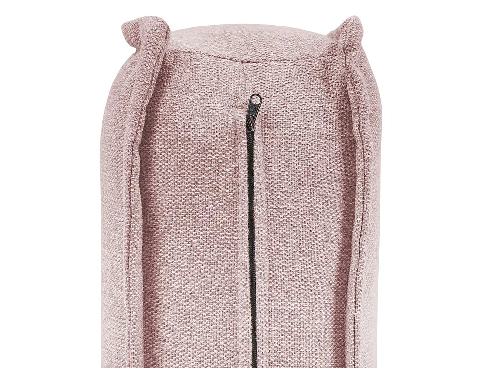 Modular Corner Sofa 4 Seater Fabric Pink Right Hand Oxford