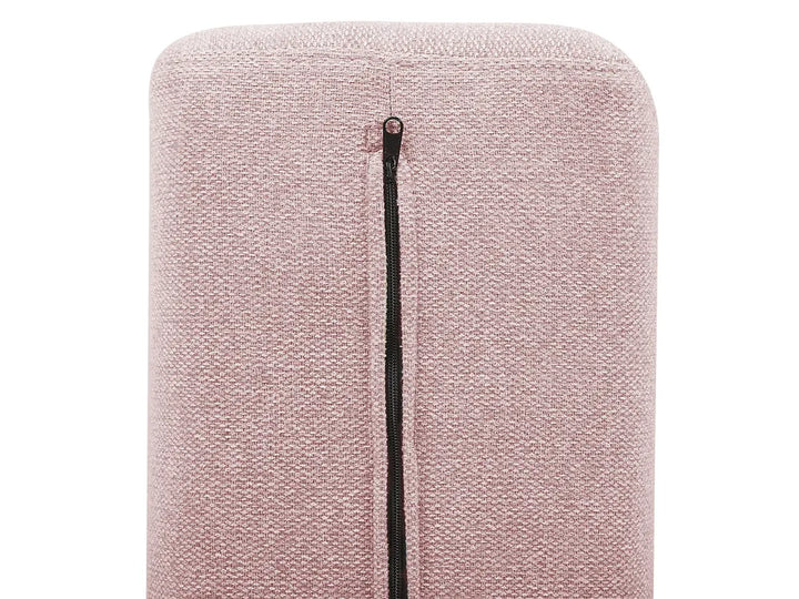 Modular Corner Sofa 4 Seater Fabric Pink Right Hand Oxford