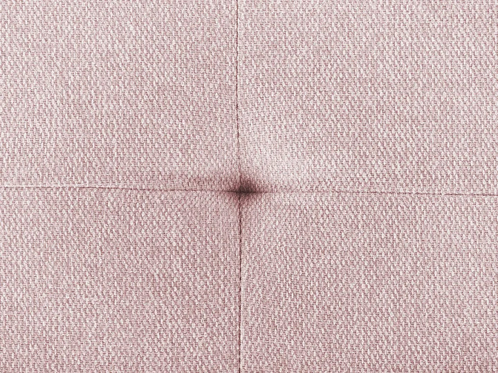 Modular Corner Sofa 4 Seater Fabric Pink Right Hand Oxford