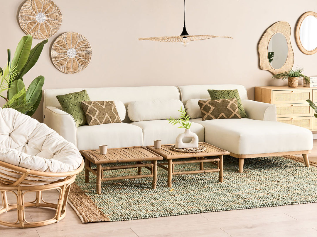 Cerreto Garden Coffee Table Bamboo Wood Brown