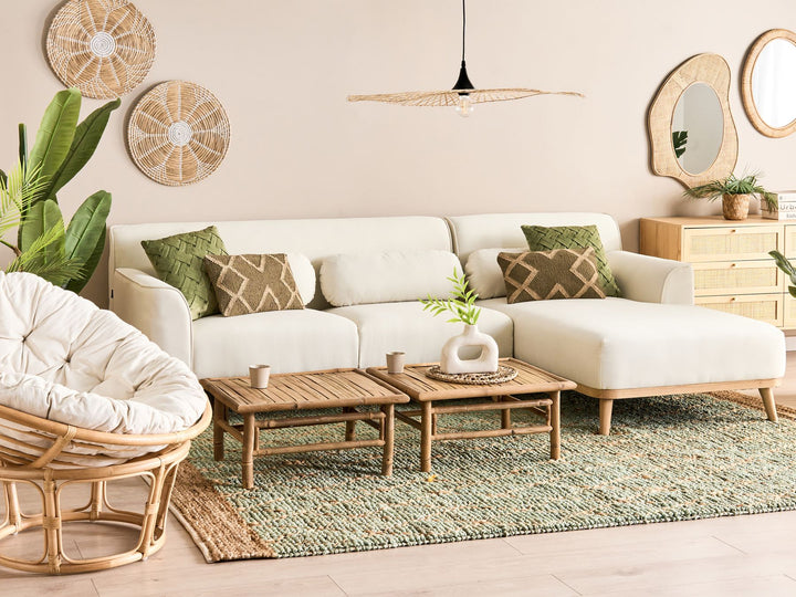 Cerreto Garden Coffee Table Bamboo Wood Brown