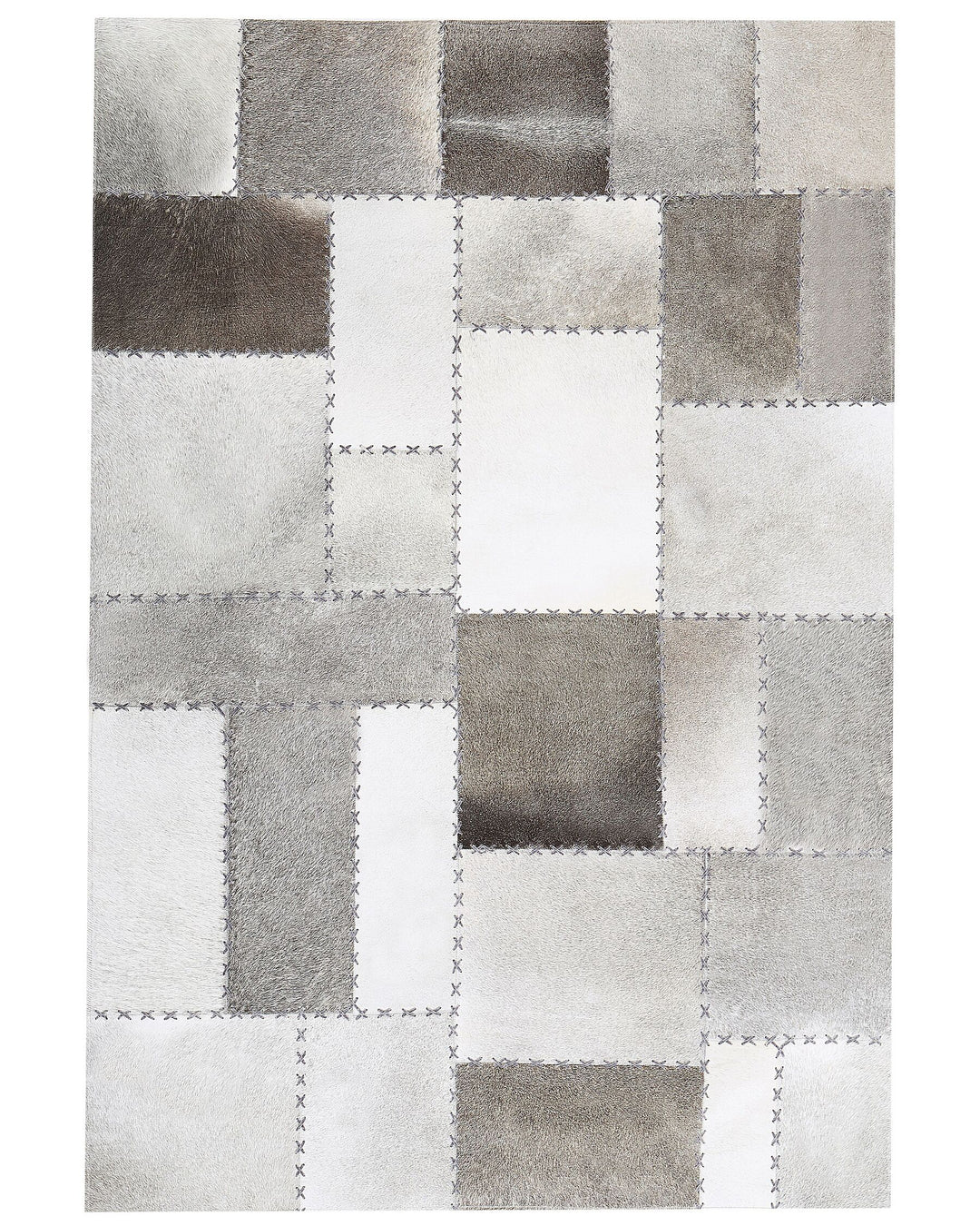 Pervari Cowhide Area Rug Brown 160 x 230 cm