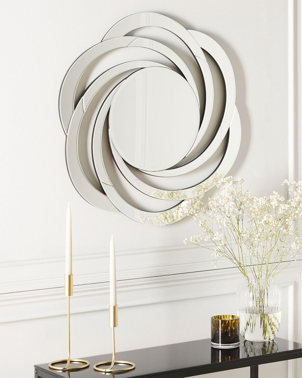 Treban Wall Mirror Silver