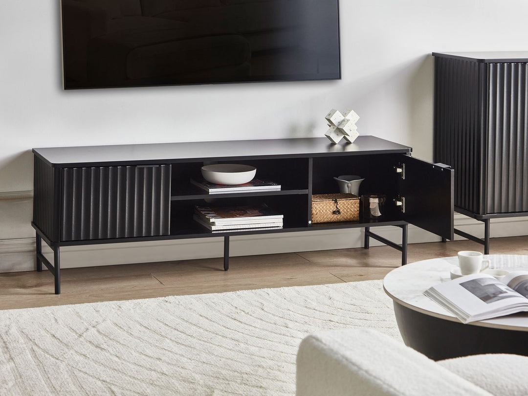 TV Stand Black Cartwright