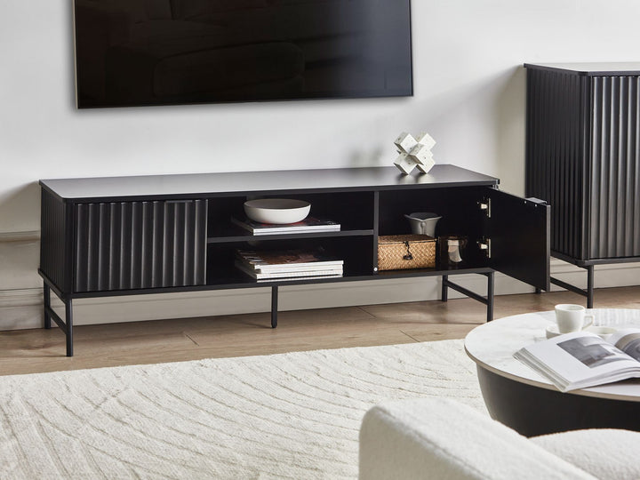 TV Stand Black Cartwright