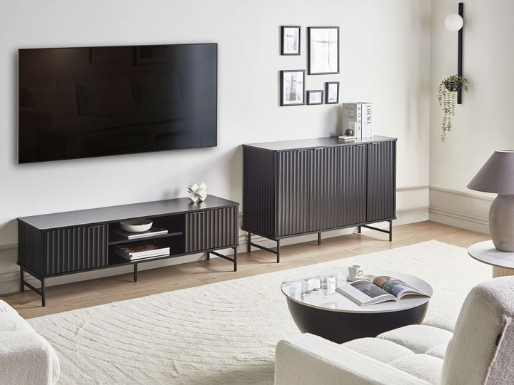 TV Stand Black Cartwright