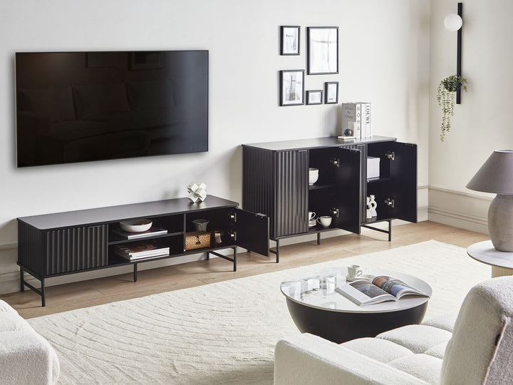 TV Stand Black Cartwright