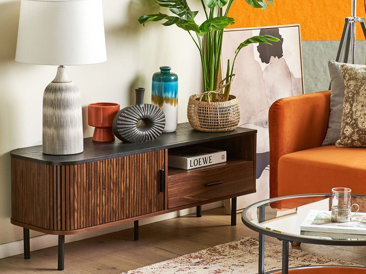 TV Stand Dark Brown Southville