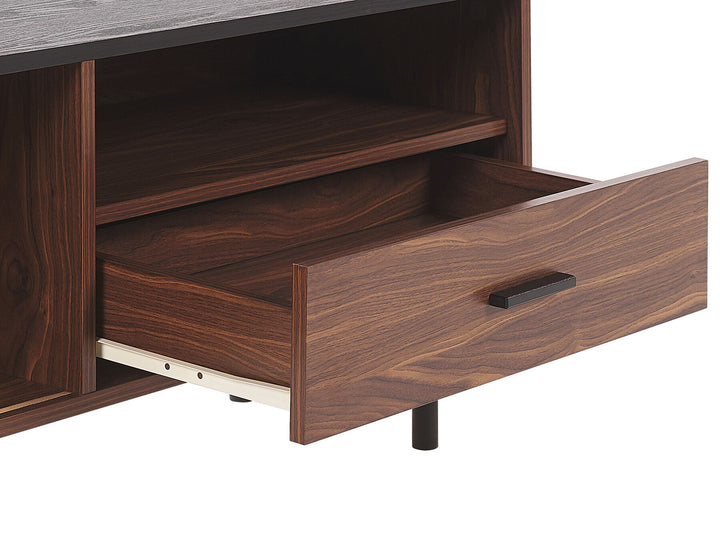 TV Stand Dark Brown Southville
