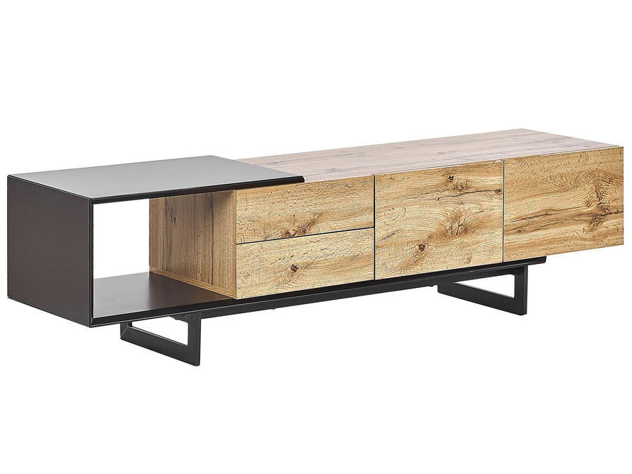 TV Stand FIORA Brown/ Black