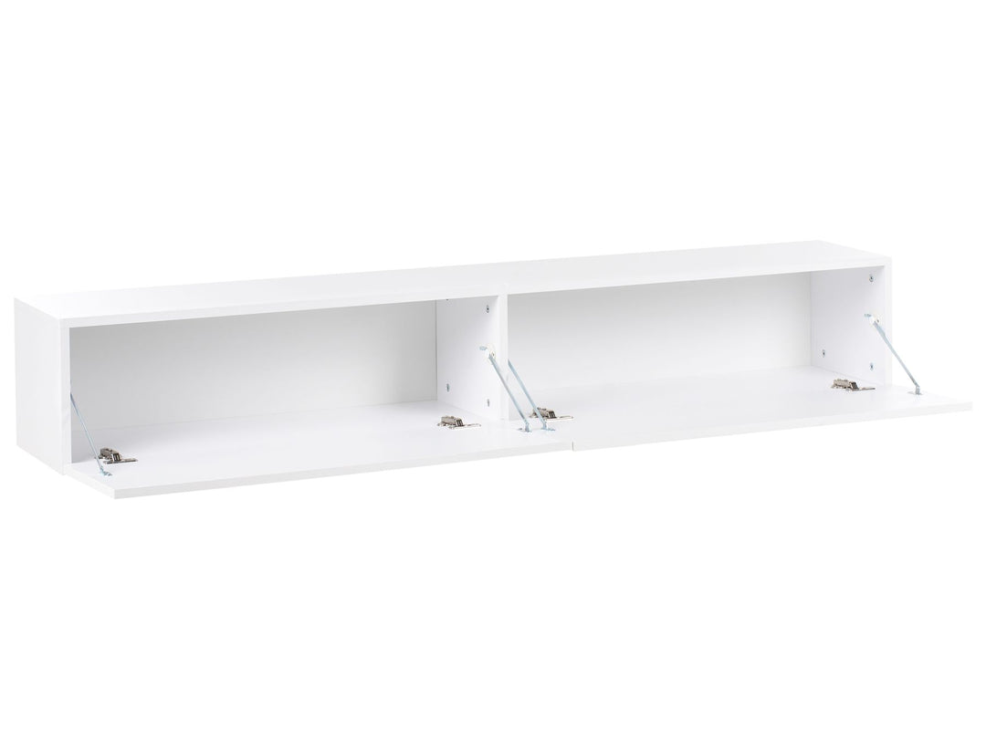 Wall Mounted TV Stand White Antoni