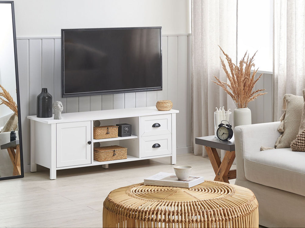 TV Stand HONOLULU White