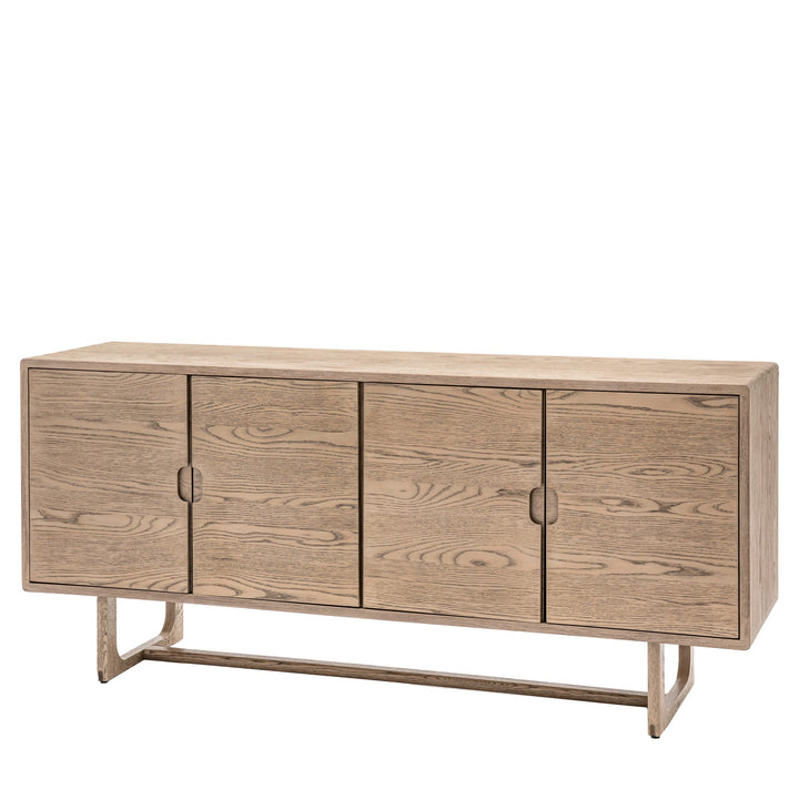 Gallery Direct Craft 4 Door Sideboard Smoked