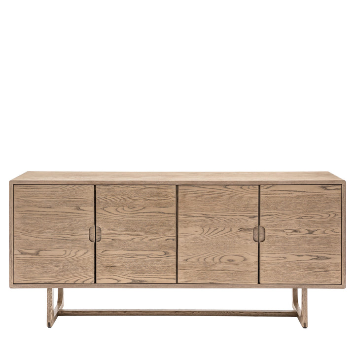 Gallery Direct Craft 4 Door Sideboard Smoked