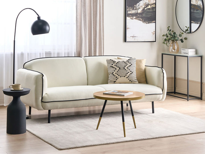 Tonsberg 3 Seater Fabric Sofa Light Beige