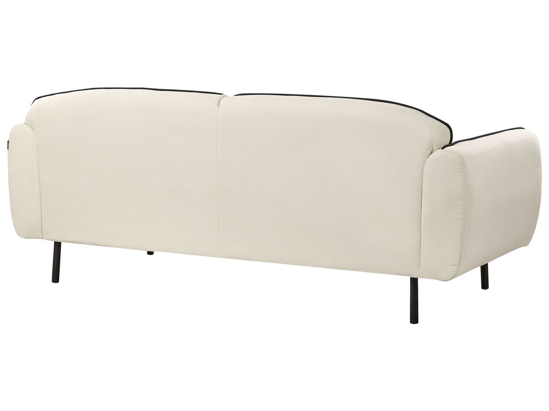 Tonsberg 3 Seater Fabric Sofa Light Beige