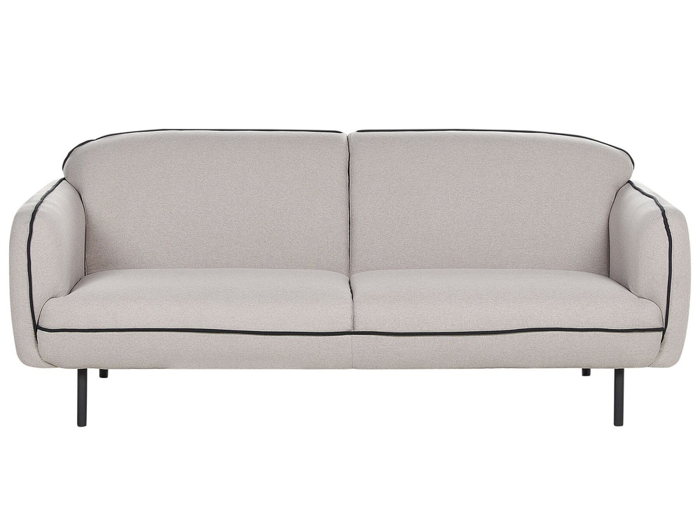 Tonsberg 3 Seater Fabric Sofa Light Grey