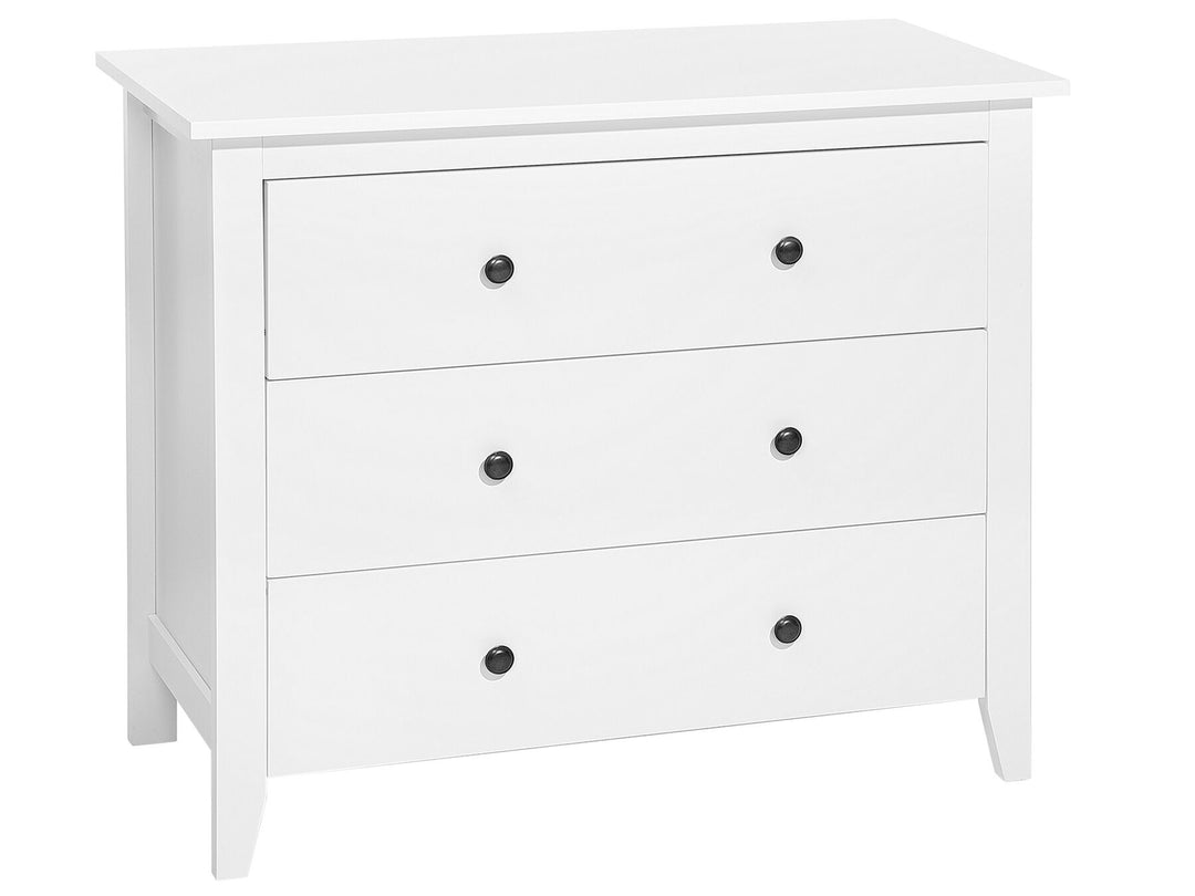 Torrance 3 Drawer Chest White