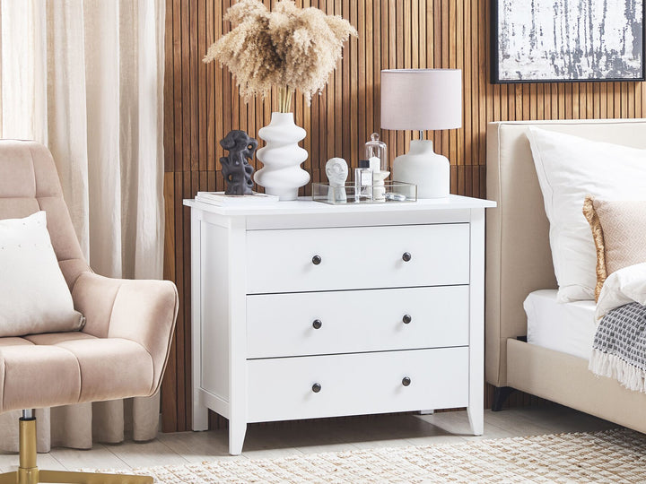 Torrance 3 Drawer Chest White