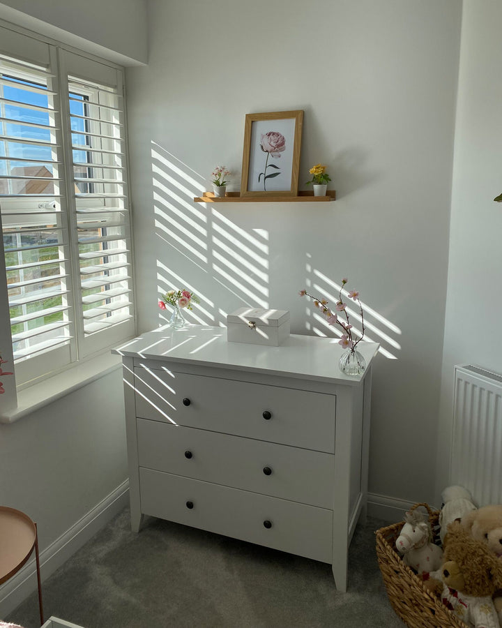 Rebrilliant 3 Drawer Chest White