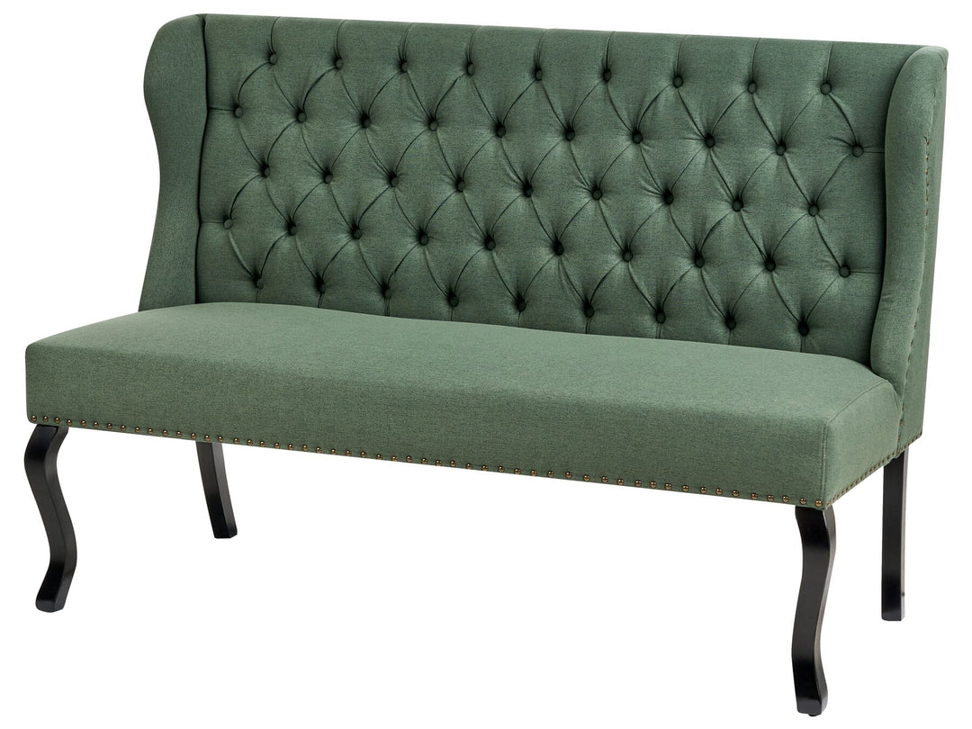 Torsby 2 Seater Fabric Kitchen Sofa Green