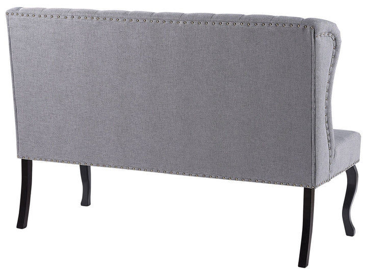 Torsby 2 Seater Fabric Kitchen Sofa Grey